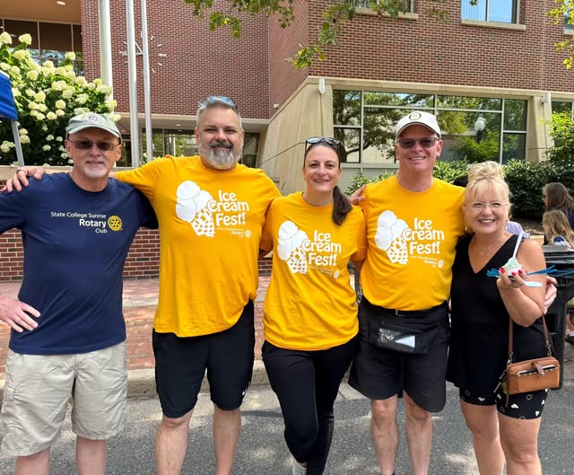 Supporting the Downtown Club at Ice Cream Fest