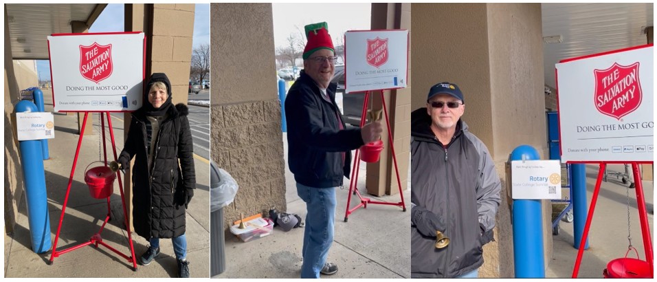 Ringing the Salvation Army Bells